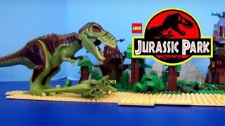 Jurassic Park Lego StopMotion Brickfilm [upl. by Ramed]