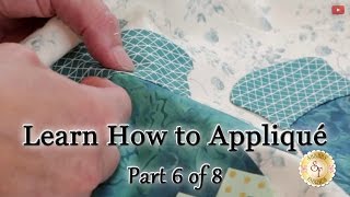 Learn How to Appliqué with Shabby Fabrics  Part 6 Hand Sewing [upl. by Agni523]