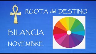 BILANCIA 🎶 Ruota del DESTINO NOVEMBRE 2024 [upl. by Aimee927]