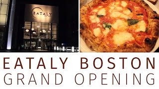 EATALY IN 2 MINUTES  Eataly Boston Grand Opening [upl. by Pomfret]