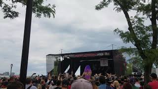 The Amity Affliction 3 Milwaukee Warped Tour 2018 [upl. by Mont]