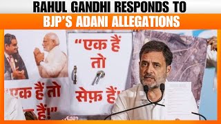 Rahul Gandhi Addresses A Press Conference On Gautam Adani And BJP’s Allegation  News9 [upl. by Richard]