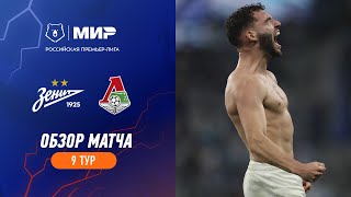 Highlights Zenit vs Lokomotiv  RPL 202324 [upl. by Aihsenod]