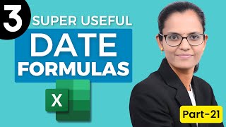 3 Super Useful Date Formulas You Need to Know in Excel [upl. by Linus]