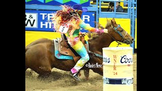 2014 NFR Barrel Racing Round 1 [upl. by Argent]