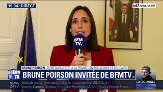 Brune Poirson quotOn ne va pas financer la transition écologique avec largent du contribuablequot [upl. by Aneerak478]