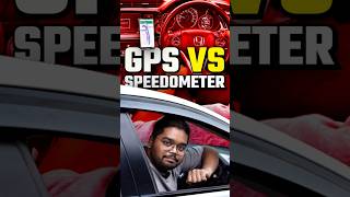 GPS Vs Speedometer 🛰️ shorts gps speedometer satellite googlemaps informative hindi cars24 [upl. by Clareta]