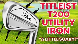 New Titleist T200 Utility Iron Get A First Look amp Our Review [upl. by Aim]