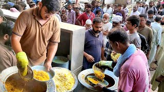 BEST BIRYANI IN KARACHI 🤩  Amazing Street Food  Famous Street Food of Pakistan [upl. by Marielle]