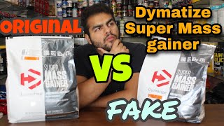 Dymatize Super Mass Gainer Fake VS Original  Kaise Kare Asli Gainer Ki Pehchaan WATCH TILL ENDDb [upl. by Keheley76]