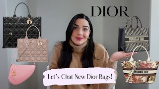 NEW DIOR BAGS LETS CHAT DIOR BOOK TOTE HAT BASKET amp SADDLE POUCH [upl. by Anastas733]