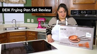 DEIK Ceramic Copper Frying Pan Set Review  Nonstick Cookware Frying Pan  Amy Learns to Cook [upl. by Adelpho191]