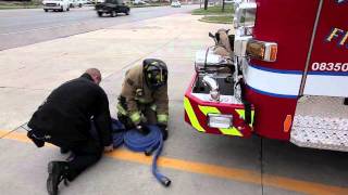 quotLexington Loadquot Engine 2 front bumper hose load [upl. by Hodge]