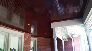 Refinishing bead board porch ceiling [upl. by Ettevets]