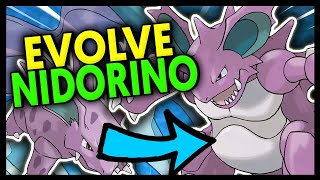 HOW TO EVOLVE NIDORINO INTO NIDOKING ON POKEMON CRYSTAL [upl. by Eivad]