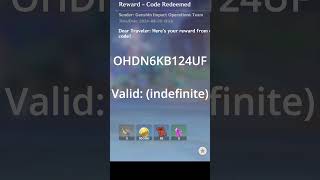 7x August 29 2024 ITEM Codes NO PRIMO genshinimpact free redeemcode [upl. by Nadruoj]