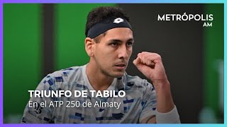 El sólido triunfo de Alejandro Tabilo en el ATP 250 de Almaty en Kazajistán MetrópolisAM [upl. by Rednaskela]