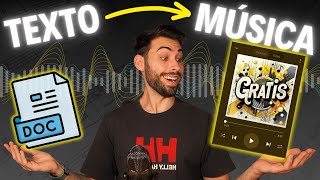 Convierte un TEXTO a MÚSICA por IA GRATIS 🎶 La verdadera Música por IA ha llegado TOP 3 [upl. by Ehtiaf]