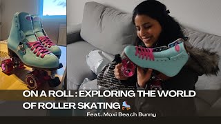 I am in Love 🫶  Moxi Beach Bunny review Luxembourg rollerskating moxiskates unboxing [upl. by Toni]