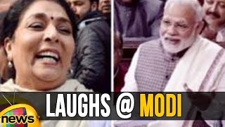 Venkaiah Naidu argues Renuka Chowdhury Laughs At Modi While Speaking In Rajya Sabha  Mango News [upl. by Ithsav]