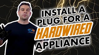 How To Install Plug For Hardwired Appliance  DIY [upl. by Boyse]