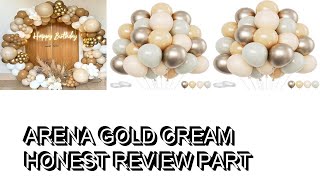 Arena gold cream honest review part [upl. by Aksoyn751]