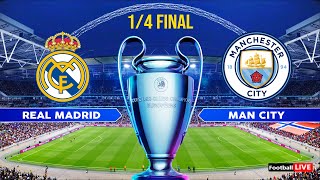 Real Madrid vs Manchester City  UEFA Champions League 2024 UCL  Full Match 14 Final PES Gameplay [upl. by Anetta]