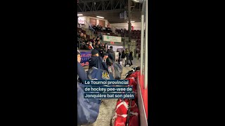 Le Tournoi provincial de hockey peewee de Jonquière bat son plein [upl. by Andy]