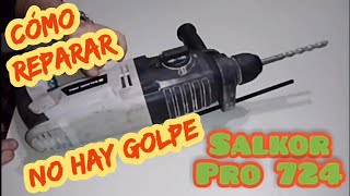 REPARAR RotoMartillo Salkor PRO RM724 Gladiator Electroneumático No hay Golpesolo Gira el Taladro [upl. by Huberman]