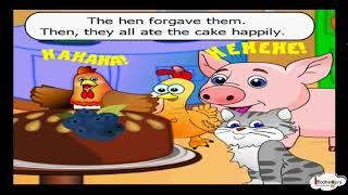 The Hen and her Lazy Friends Story on adjectives  Grammar for kids [upl. by Adlesirhc]