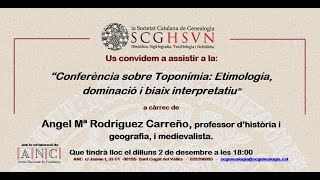 Toponímia Etimologia dominació i biaix interpretatiu [upl. by Naltiak]