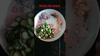 Karla rid recipe  New item karla chatni  Home made recipe vlogsshortsvideorecipevlog [upl. by Busch760]