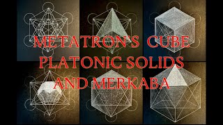 How to draw the Platonic Solids Metatron’s Cube Plus the Merkaba Fast [upl. by Vergne]