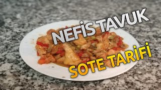 MANTARLI TAVUK SOTE EN PRATİK TARİFİ👨‍🍳💯 [upl. by Ilarin]