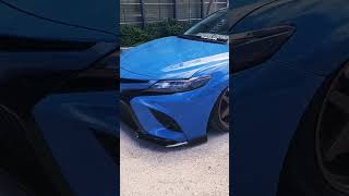 Toyota Camry TRD Cavalry blue just got Lower mods car aftermarket toyotacamry toyota low [upl. by Egedan]