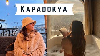 Yılbaşı Kapadokya Vlog Mağara otel turu ✨🎄 [upl. by Aicnatsnoc]