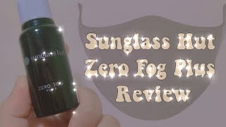 Reviewing the Anti Fog Spray from Sunglass Hut  Zero Fog Plus [upl. by Ieppet713]