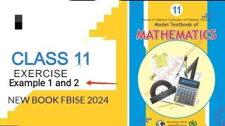 class 11 Maths National Book Foundation exercise 23 example 1 and 2 [upl. by Sioled]