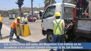 Cierre de acceso a la av Leopoldo Carrera desde Megamaxi Ceibos [upl. by Thesda469]