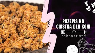 ROBIĘ SMAKOŁYKI DLA KONIA  sprawdzony przepis na ciasteczka [upl. by Nylidam]