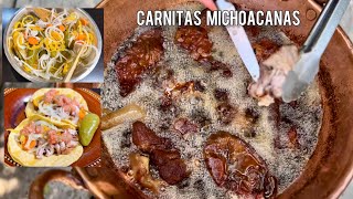 CARNITAS ESTILO MICHOACAN PARA NEGOCIÓ RECETA FÁCIL  CARNE DE PUERCO [upl. by Iman]