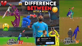 Top 5 Differences Between Real Cricket 24 and Real Cricket 22🔥  Real Cricket 24 Official Trailer [upl. by Esinnej741]