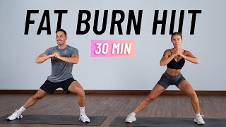 30 MIN FULL BODY CARDIO HIIT Workout For Fat Burn At Home No Equipment [upl. by Marci]