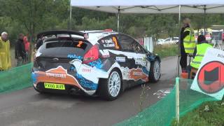 Rally Bohemia 2012 Mads Ostberg Ford Fiesta RRC Shakedown [upl. by Namajneb]