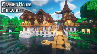 Minecraft How to build a Fishing House  Tutorial [upl. by Hras]