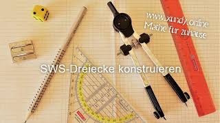 SWS Dreieck konstruieren [upl. by Alegna]