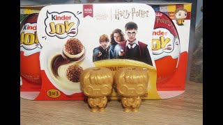 Harry Potter Teil 2 – 2er und 3er Packs – Goldfiguren Varianten – Kinder Joy – Italien 2024 [upl. by Martel361]