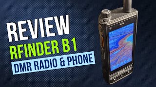 RFinder B1 DMR Radio amp Android Phone Overview [upl. by Neelik]