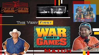 The Very 1st War Games Match  The Great American Bash Tour 1987  Spandex Standups Podcast [upl. by Lindley710]