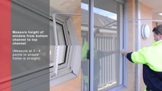 Measure For PS Flyscreen with Jason Windows [upl. by Eatton]